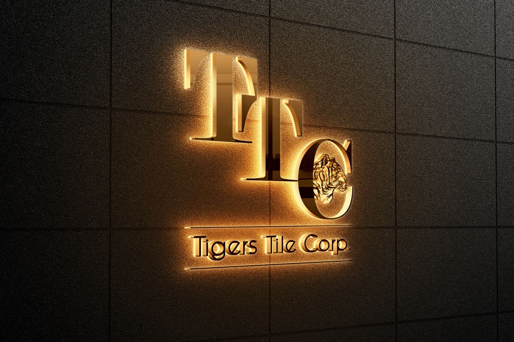 The Tigers Tile Corp. sign